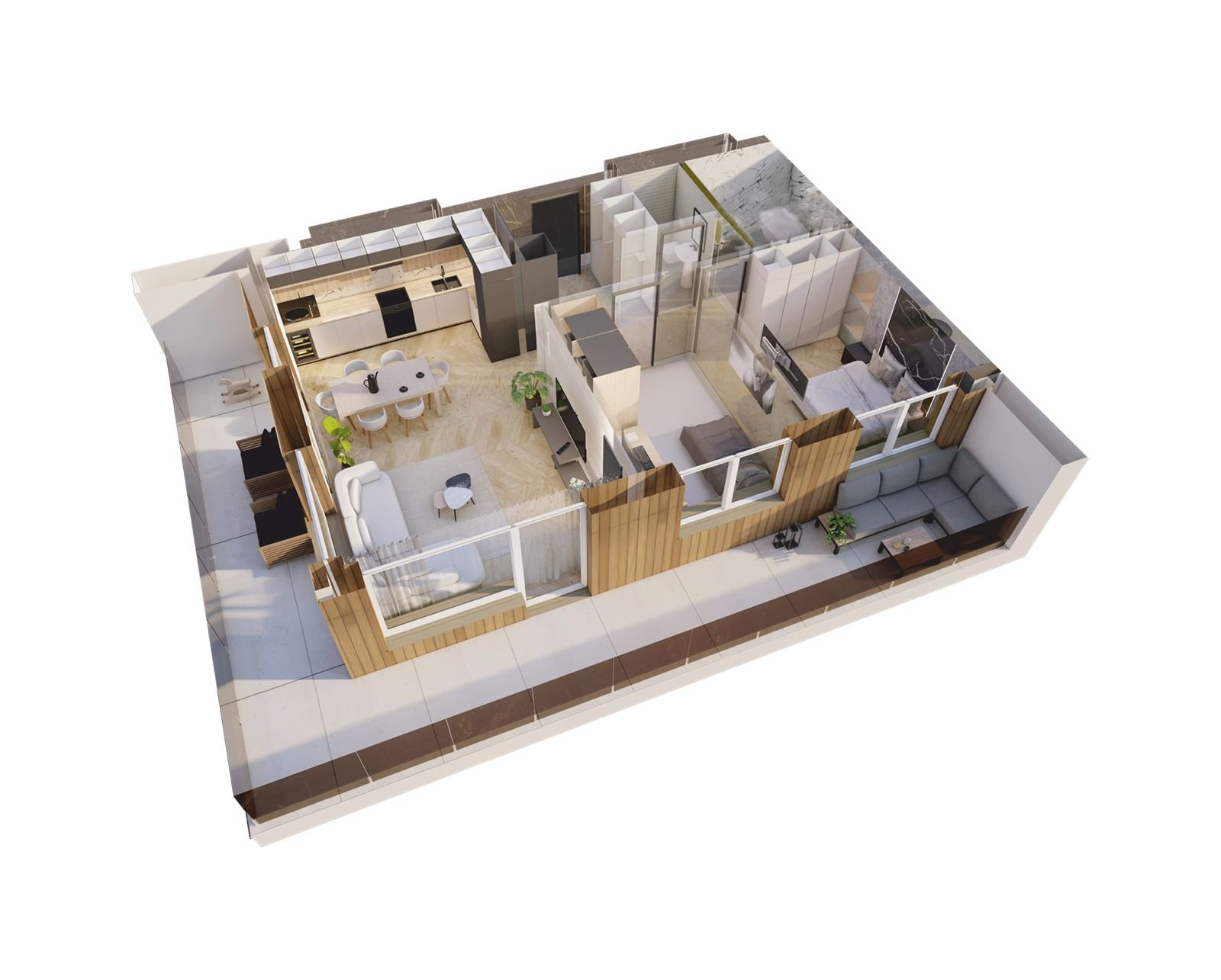 Modern apartments at Atlantis Prestige Park