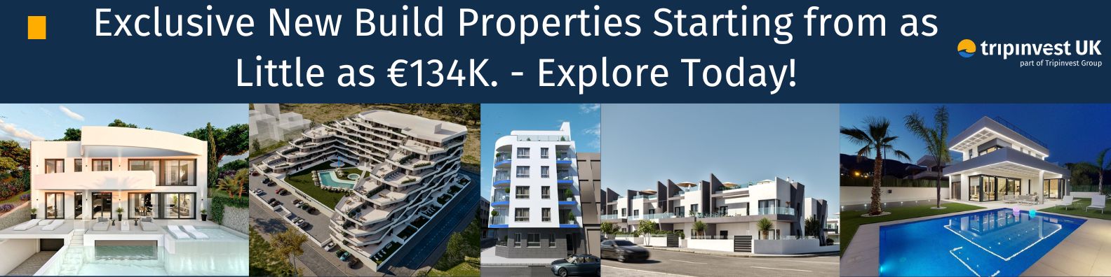 Discover New Builds From 139K with Tripinvest UK